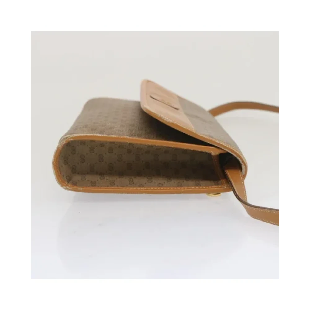Gucci Vintage Pre-owned Crossbody Bag Beige Dames