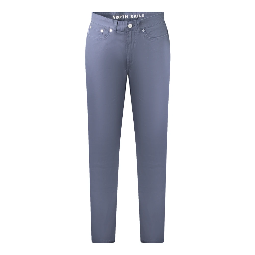 North Sails Men's Blue Chinos, W31, Stretch Dobby 5-Pocket Trousers