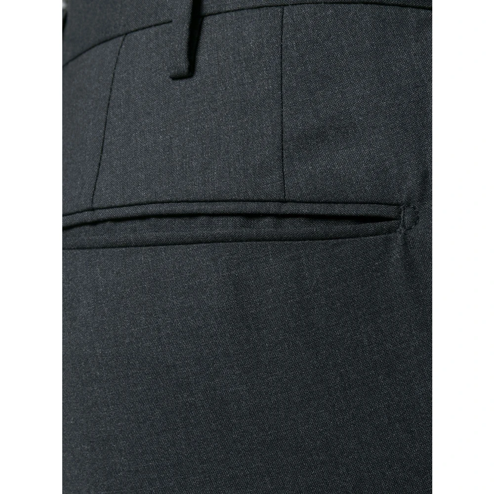 Incotex Casual Katoenen Broek Gray Heren