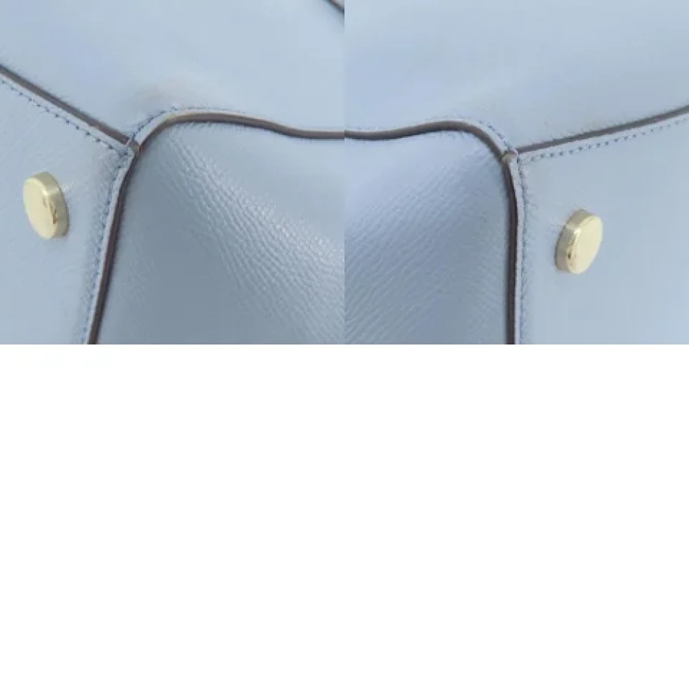 Michael Kors Pre-owned Leather totes Blue Dames