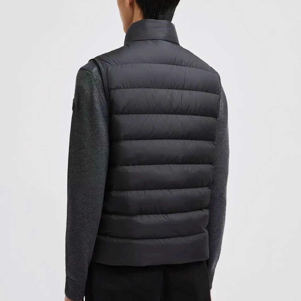 Moncler Klassieke Zwarte Donsvest Black Heren