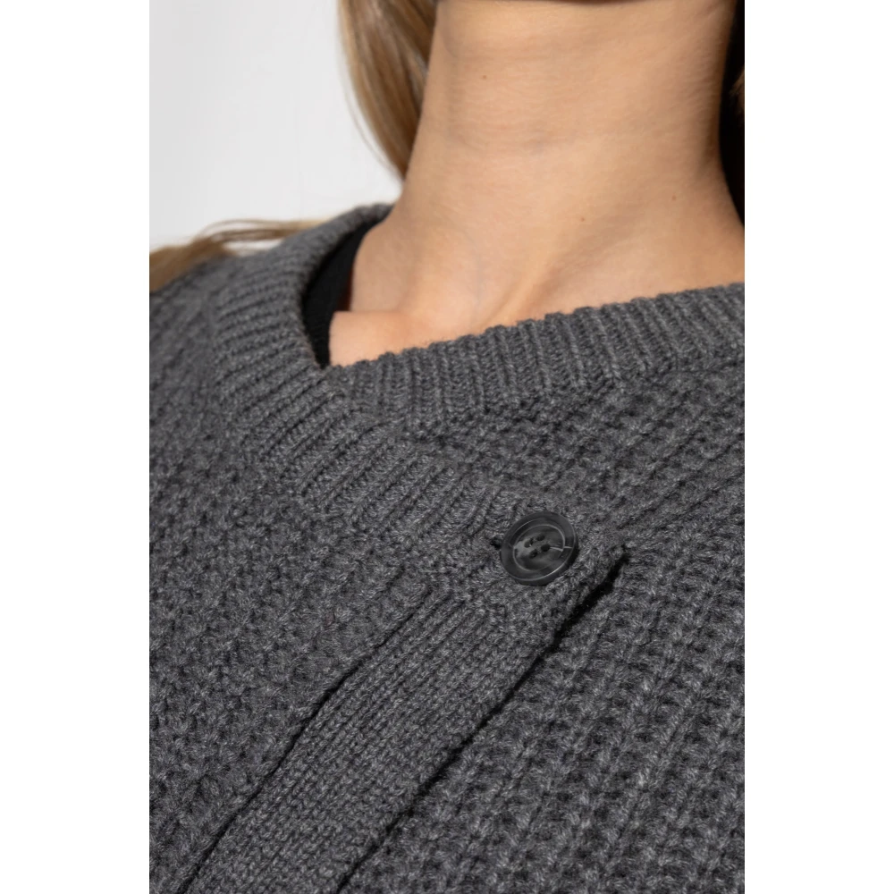Lisa Yang Cardigan `Elodie` Gray Dames