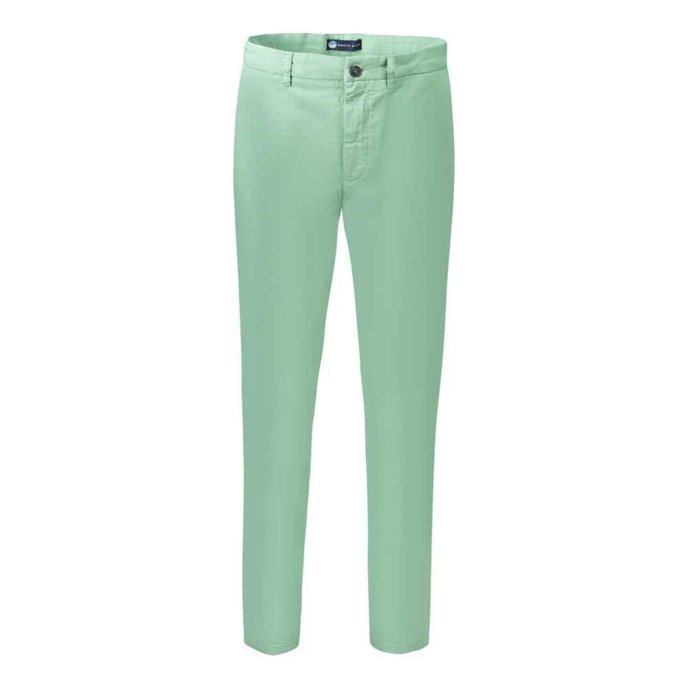 North Sails Women's Green Slim-Fit Chinos - Chinos - Xl - Trousers