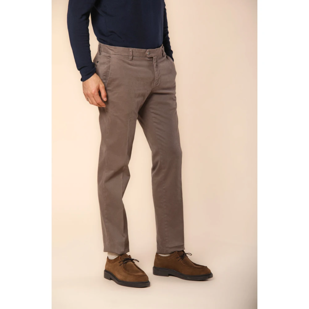 Mason's Chino broek met sartoriale details Brown Heren