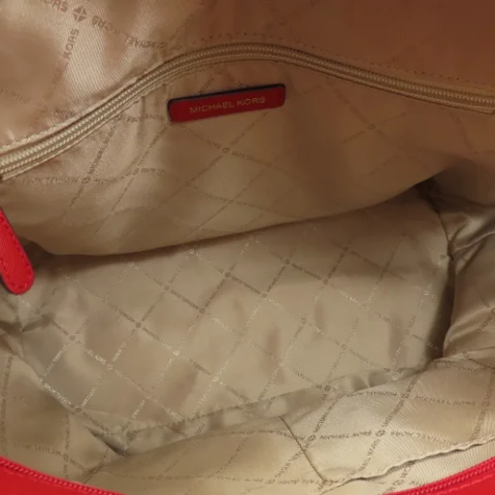 Michael Kors Pre-owned Leather totes Red Dames