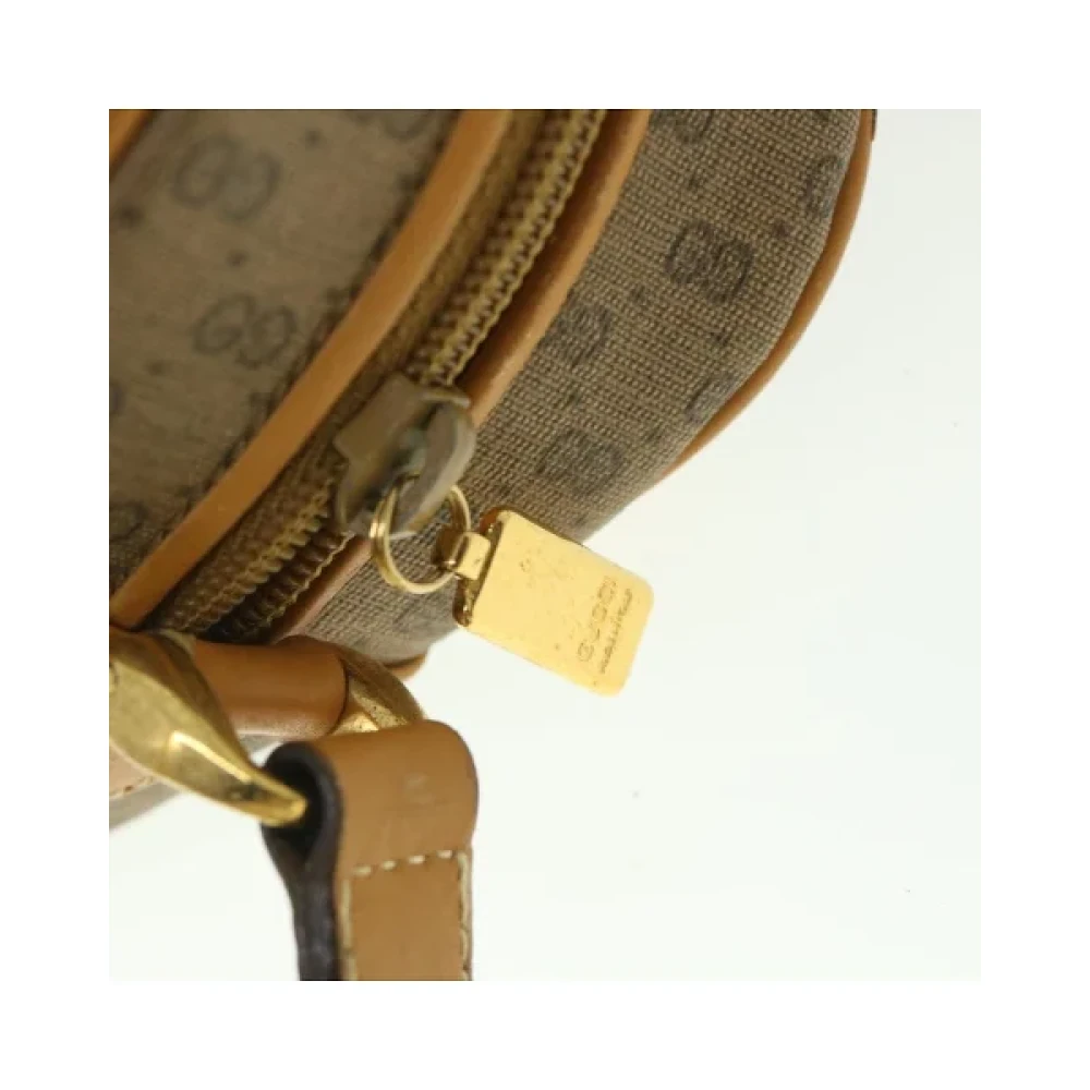 Gucci Vintage Pre-owned Leather gucci-bags Beige Dames