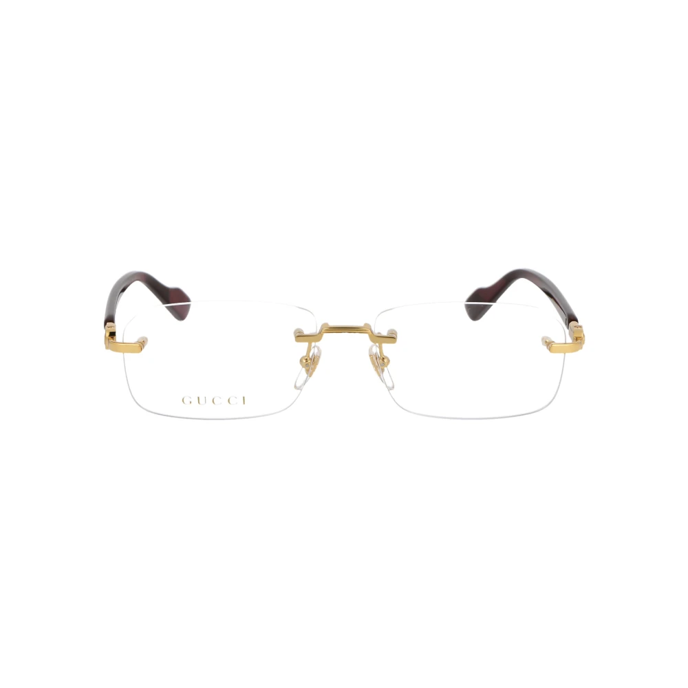 Gucci Metallic Optische Brillen voor Yellow