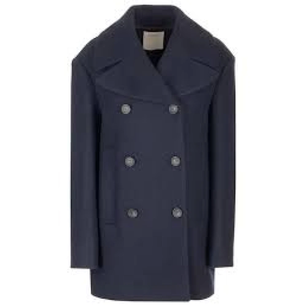 SPORTMAX Stijlvolle Herenjas Blue Dames