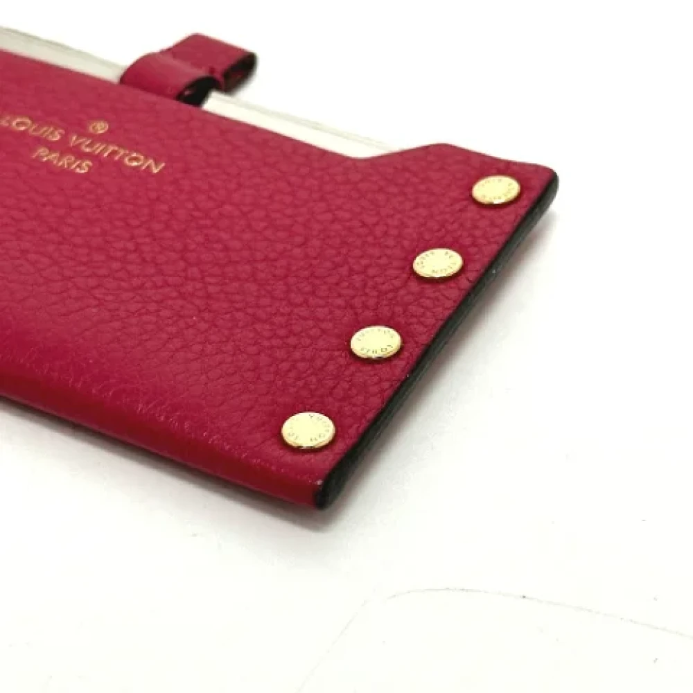 Louis Vuitton Vintage Pre-owned Leather wallets Pink Dames