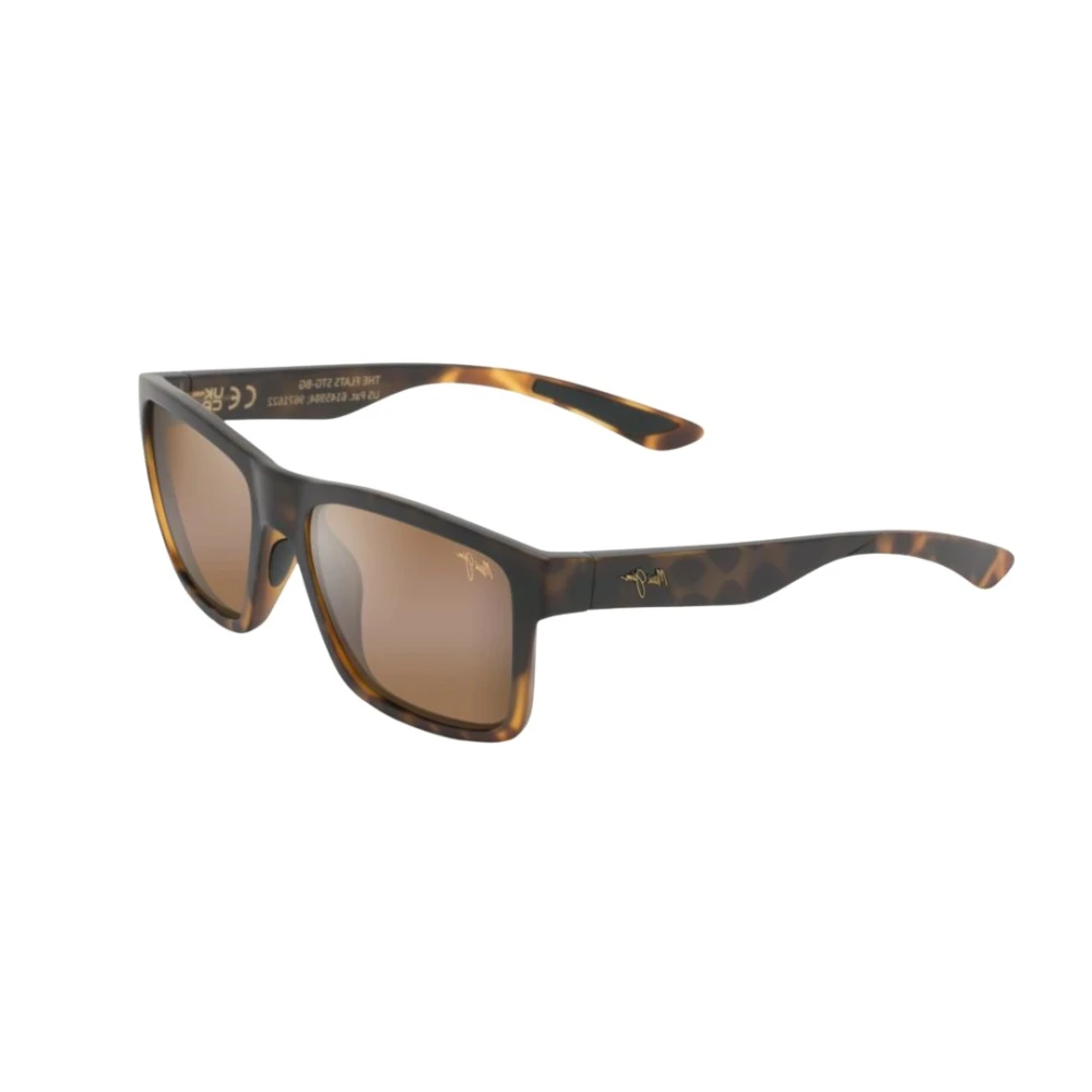 Maui Jim Unisex Brown The Flats Sunglasses - Sunglasses - 57 Mm - Accessories