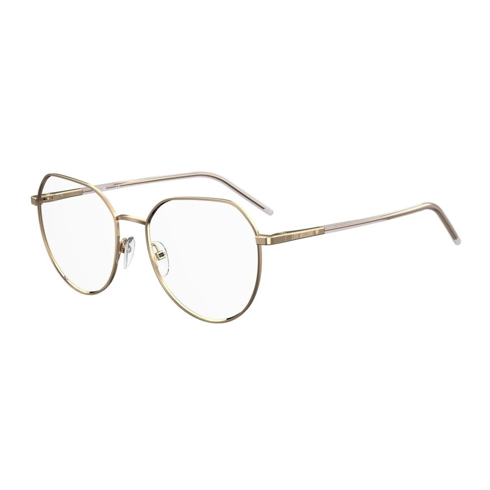 Love Moschino Multicolor Metalen Frame Bril Yellow Dames