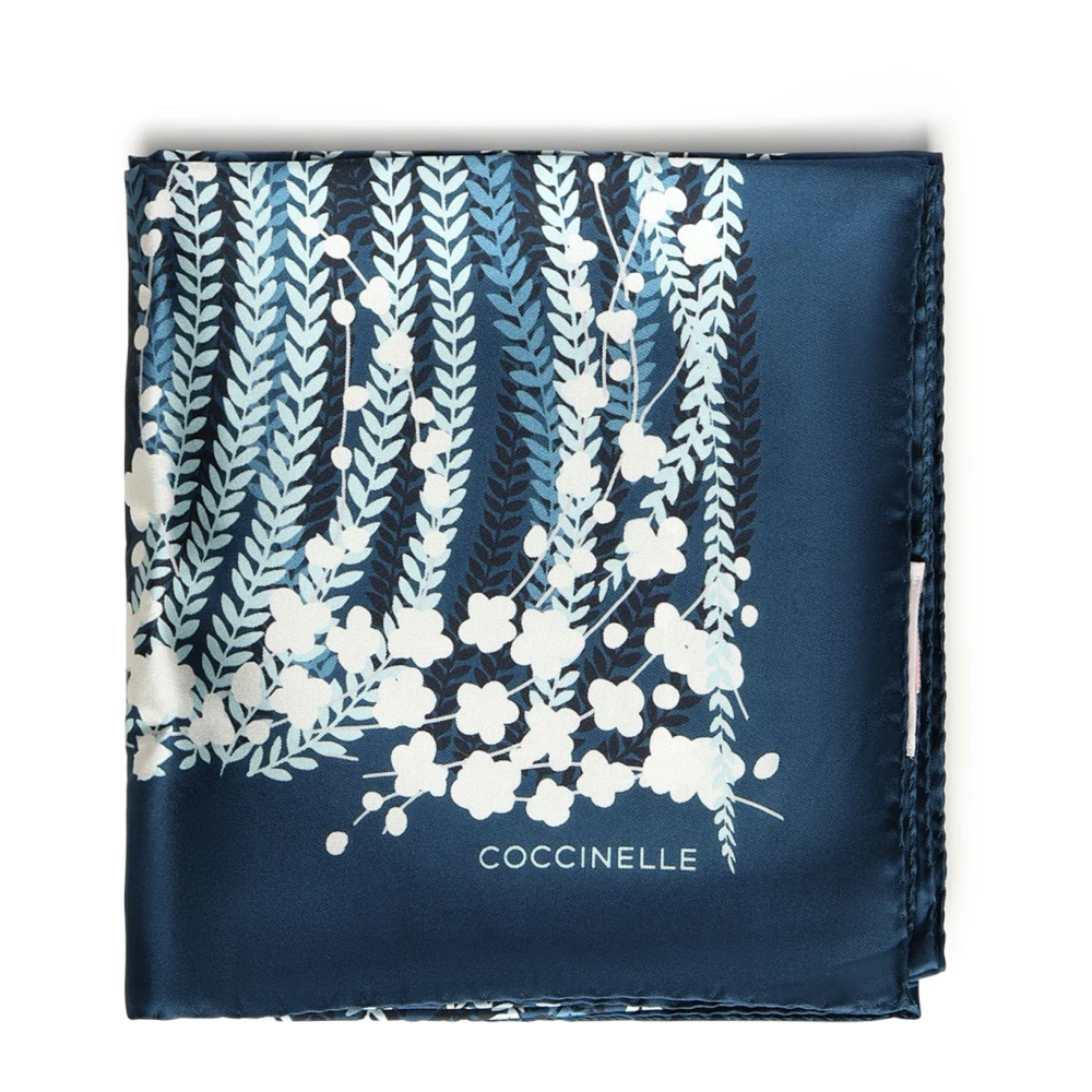 Coccinelle Women's Multicolor Silk Scarves, One Size, Silk Square Scarf