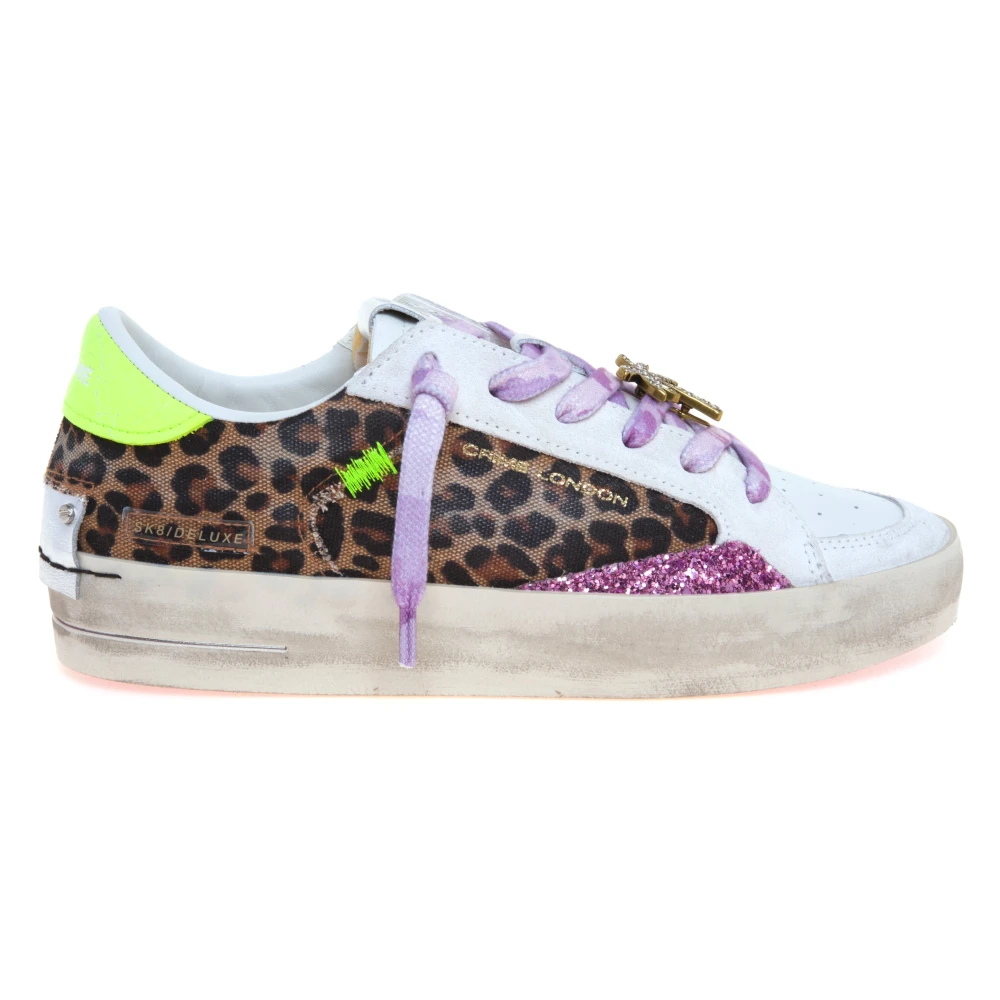 Crime London SK8 Deluxe Savannah Dames Schoenen Veelkleurig Multicolor
