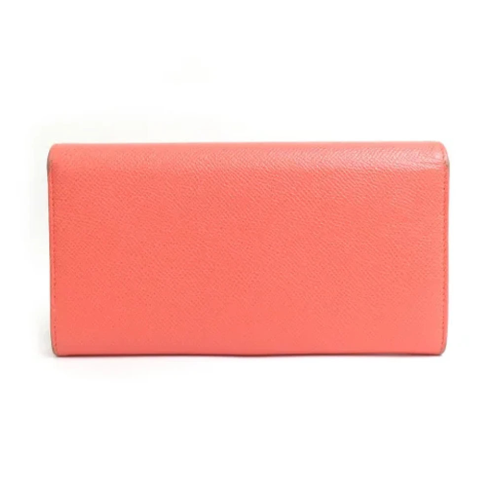 Bvlgari Vintage Pre-owned Leather wallets Pink Dames