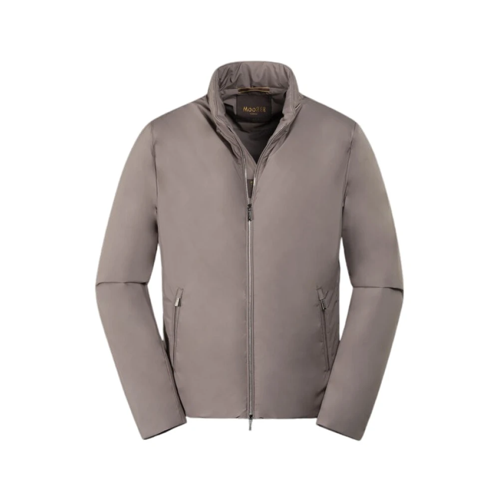 Moorer Men's Gray Light Jackets, M, Alcide-Stp