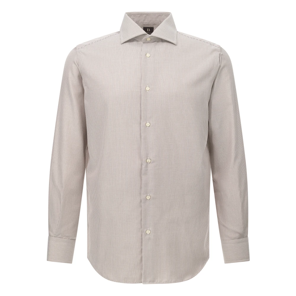 Boggi Milano Herren Beige Shirts, Xlgröße: