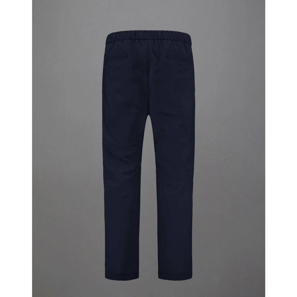 Herno Straight Trousers Blue Heren