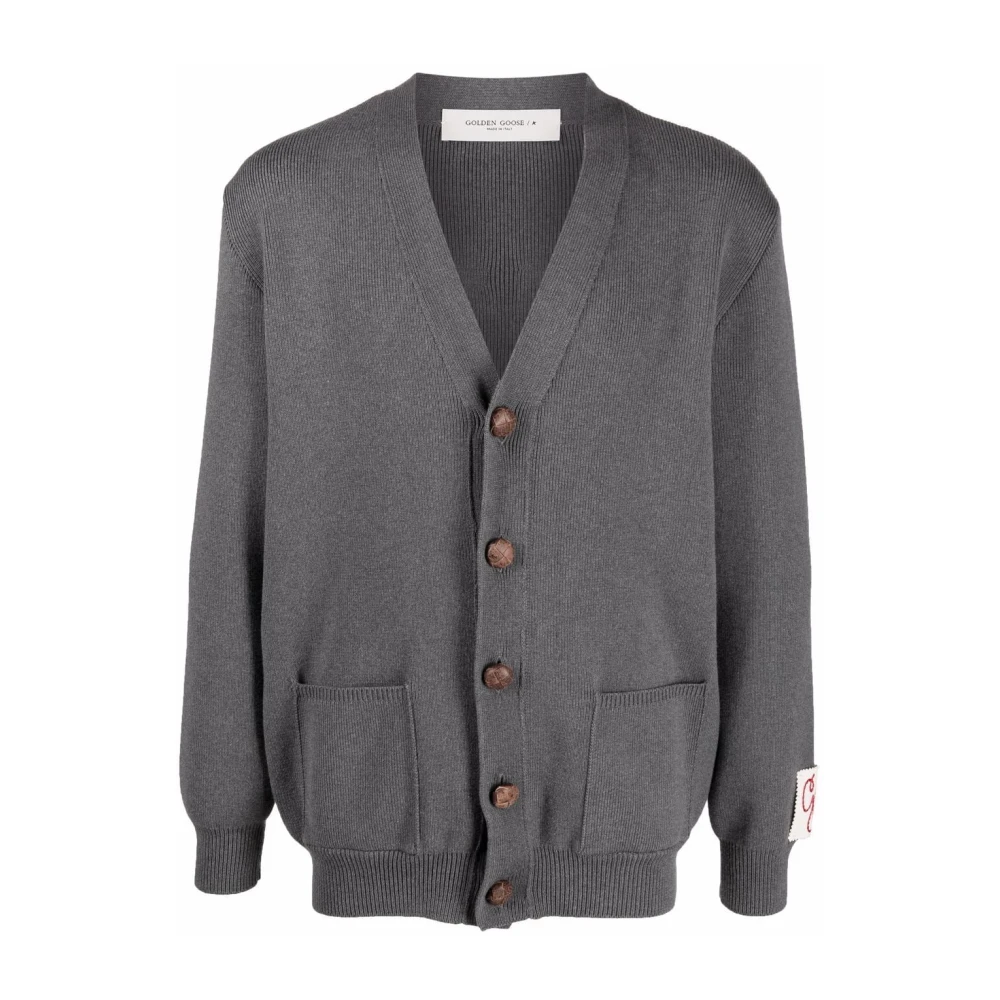 Golden Goose Gebreid Vest Gray Heren