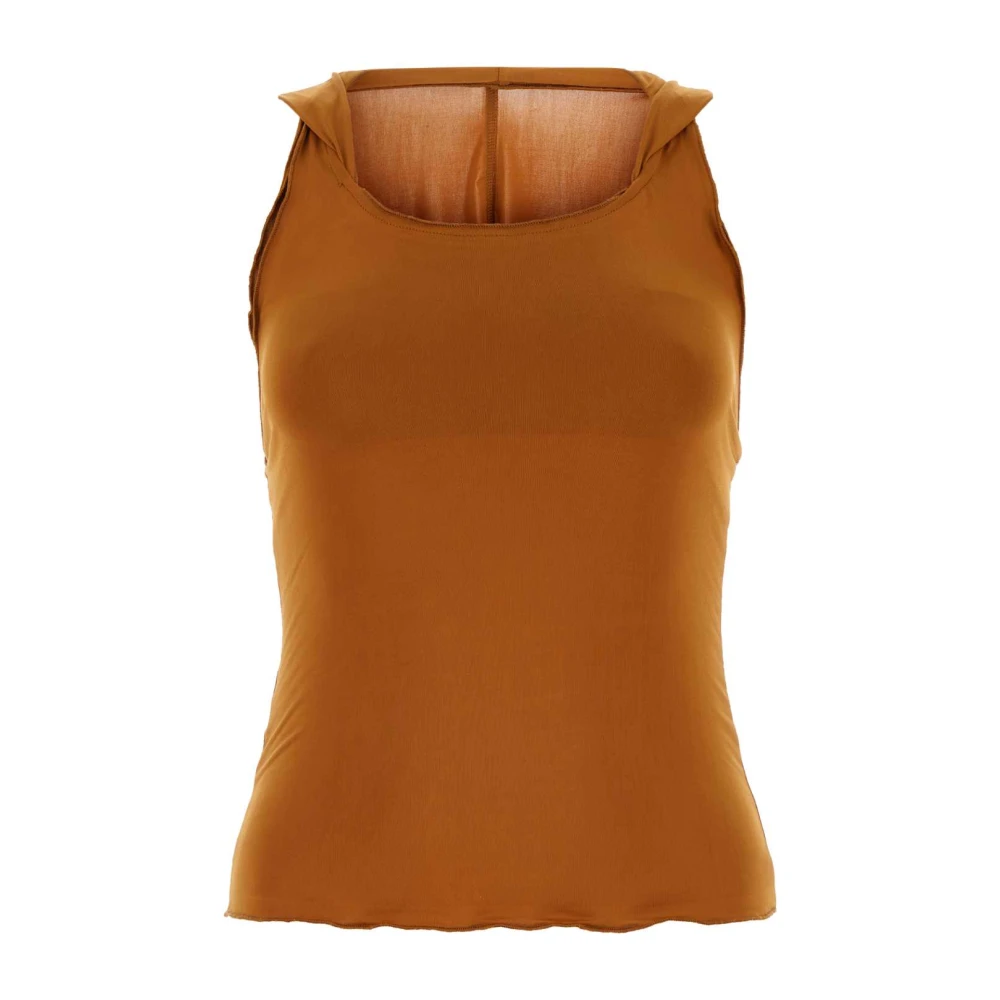 Gimaguas Bronze Stretch Salsa Top Orange Dames