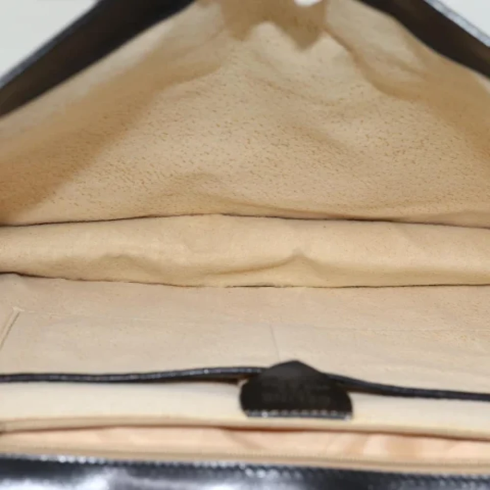 Celine Vintage Pre-owned Leather celine-bags Black Dames
