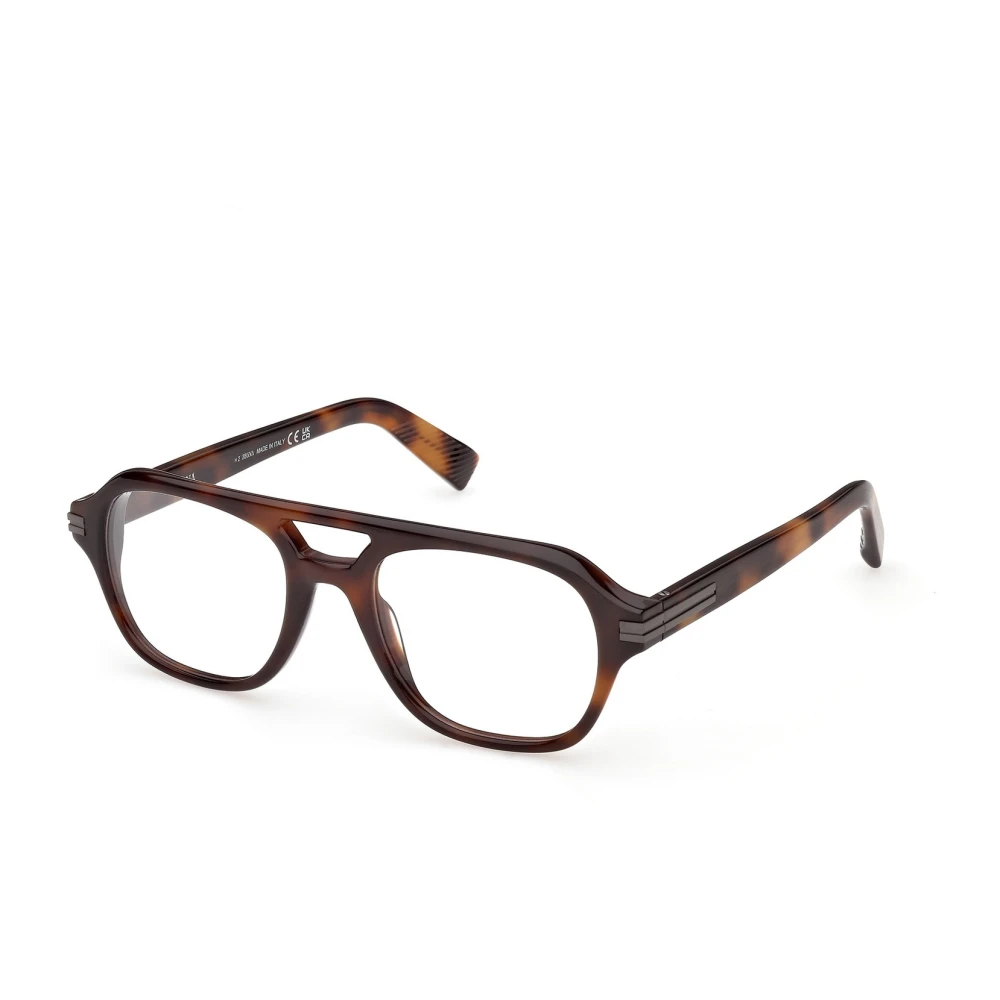 Zegna Brown Glasses, Male, 52 Mm, Eyeglasses