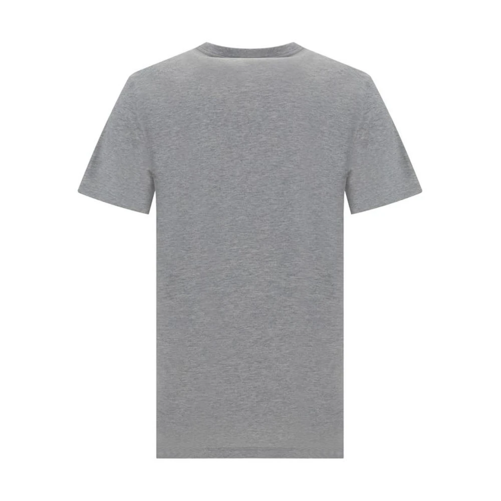 Versace Katoenen T-shirt met Juweellogo Gray Dames
