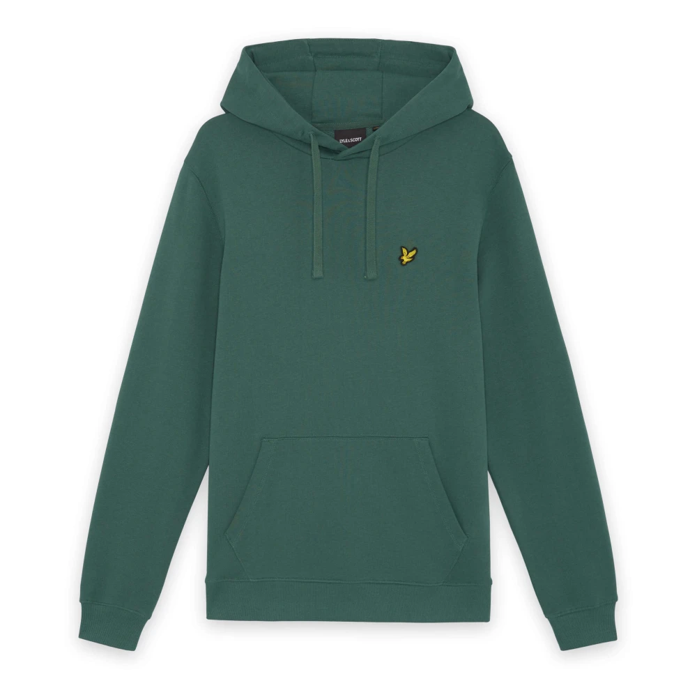 Lyle & Scott Uomo Vert Felpa Con Cappuccio - Immagine 2