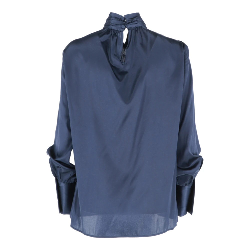 Caliban Casual Katoenen Overhemd voor Mannen Blue Dames