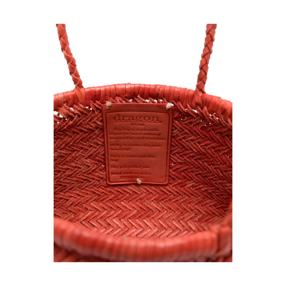 Dragon Diffusion Rode Klaproos Open Top Handtas Red Dames