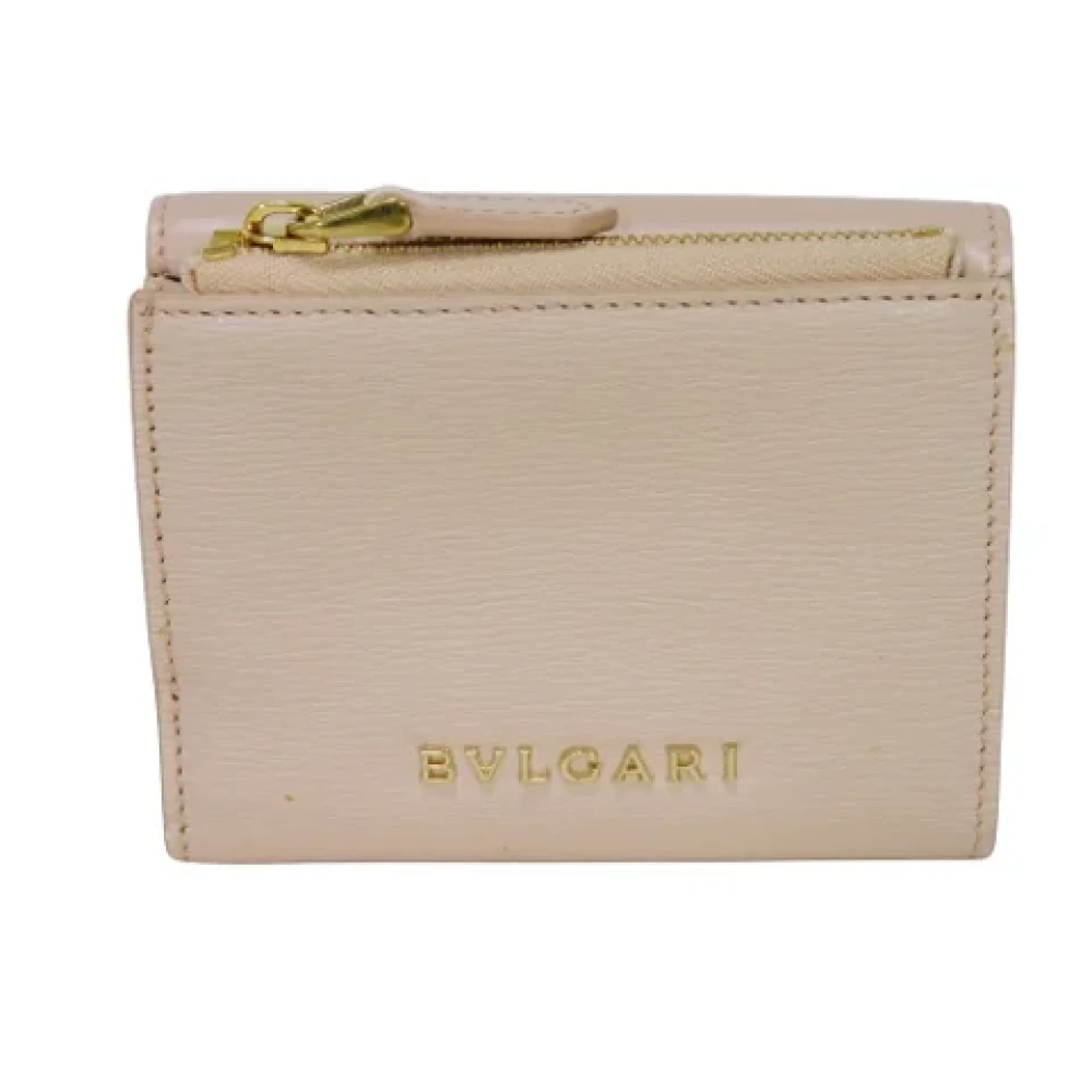 Bvlgari Vintage Pre-owned Leather wallets Pink Dames