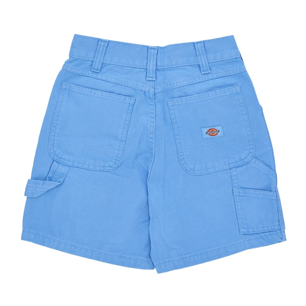 Dickies Azure Canvas Korte Broek Blue Dames