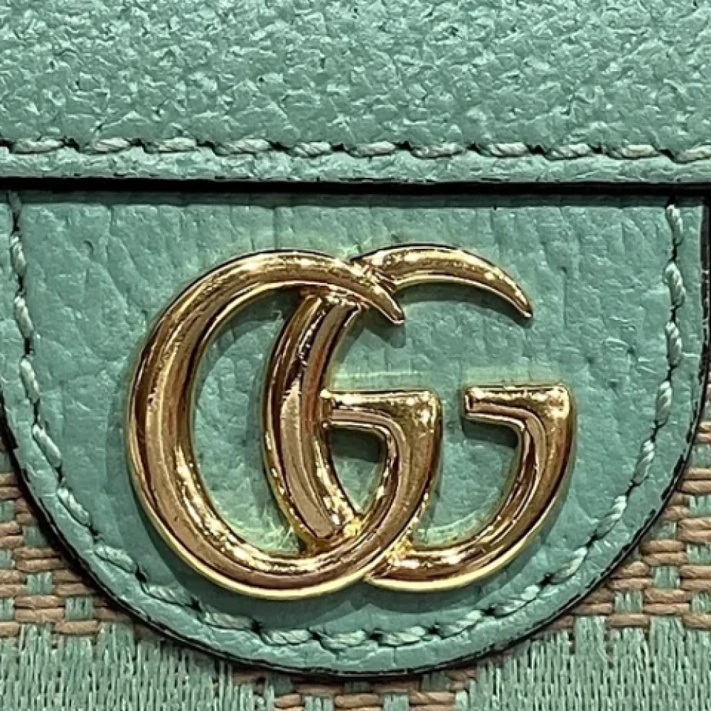 Gucci Vintage Pre-owned Canvas wallets Beige Dames
