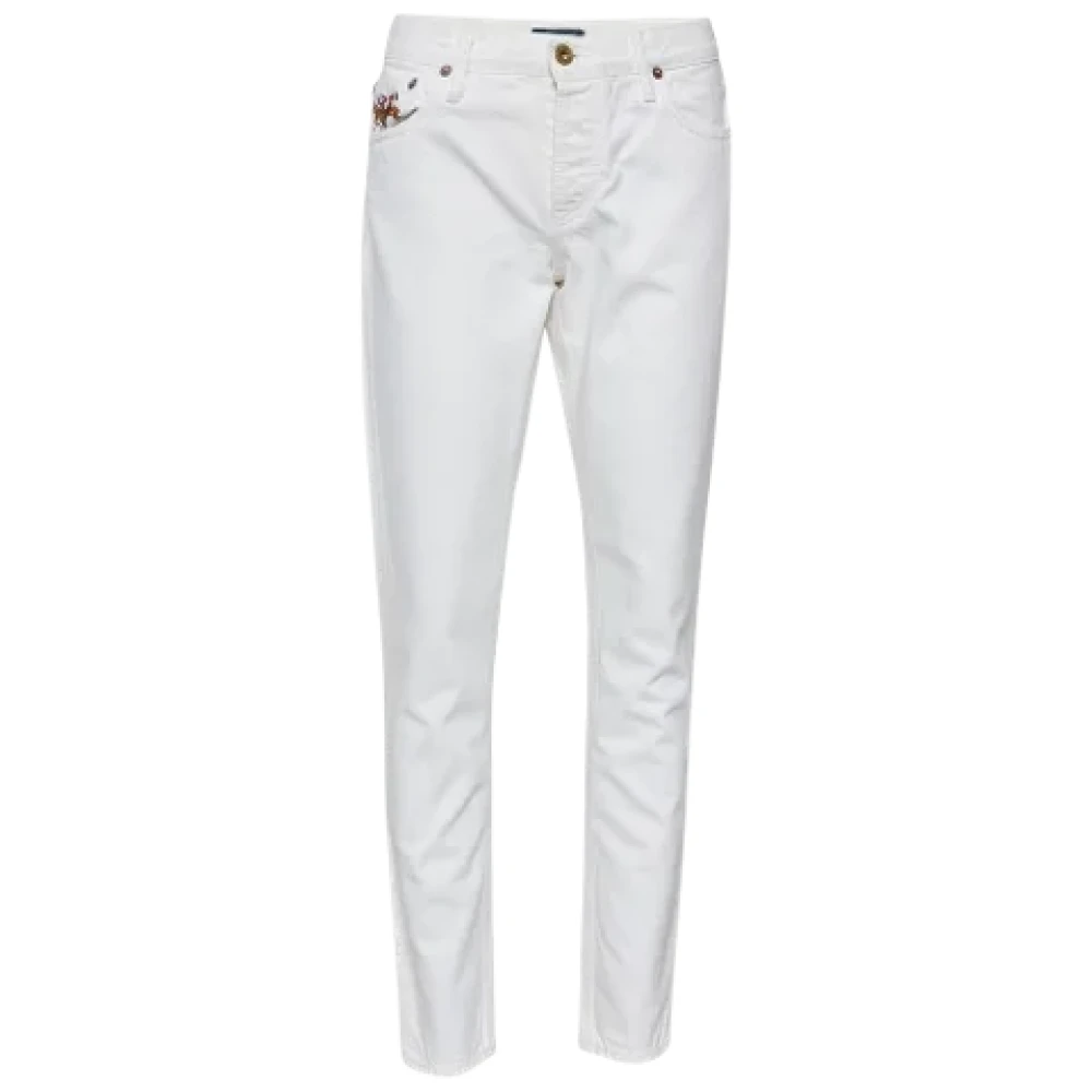 Ralph Lauren Pre-owned Denim jeans White Dames
