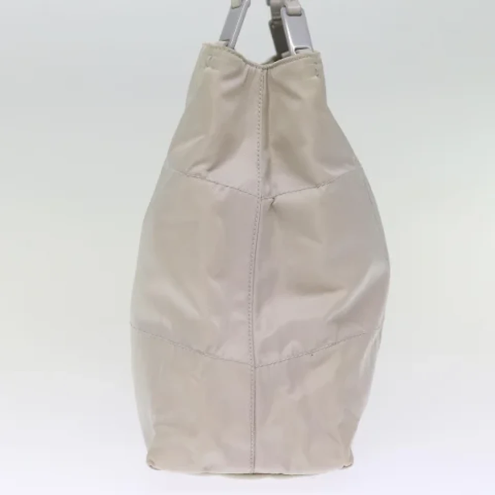 Prada Vintage Pre-owned Nylon prada-bags Gray Dames