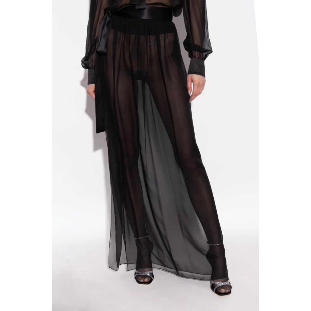 Dolce & Gabbana Transparante rok Black Dames