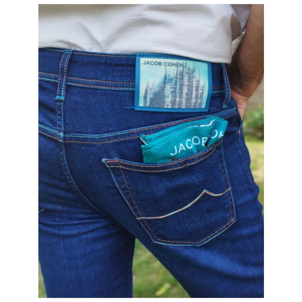 Jacob Cohën Slim-fit Jeans van stretchkatoen Blue Heren