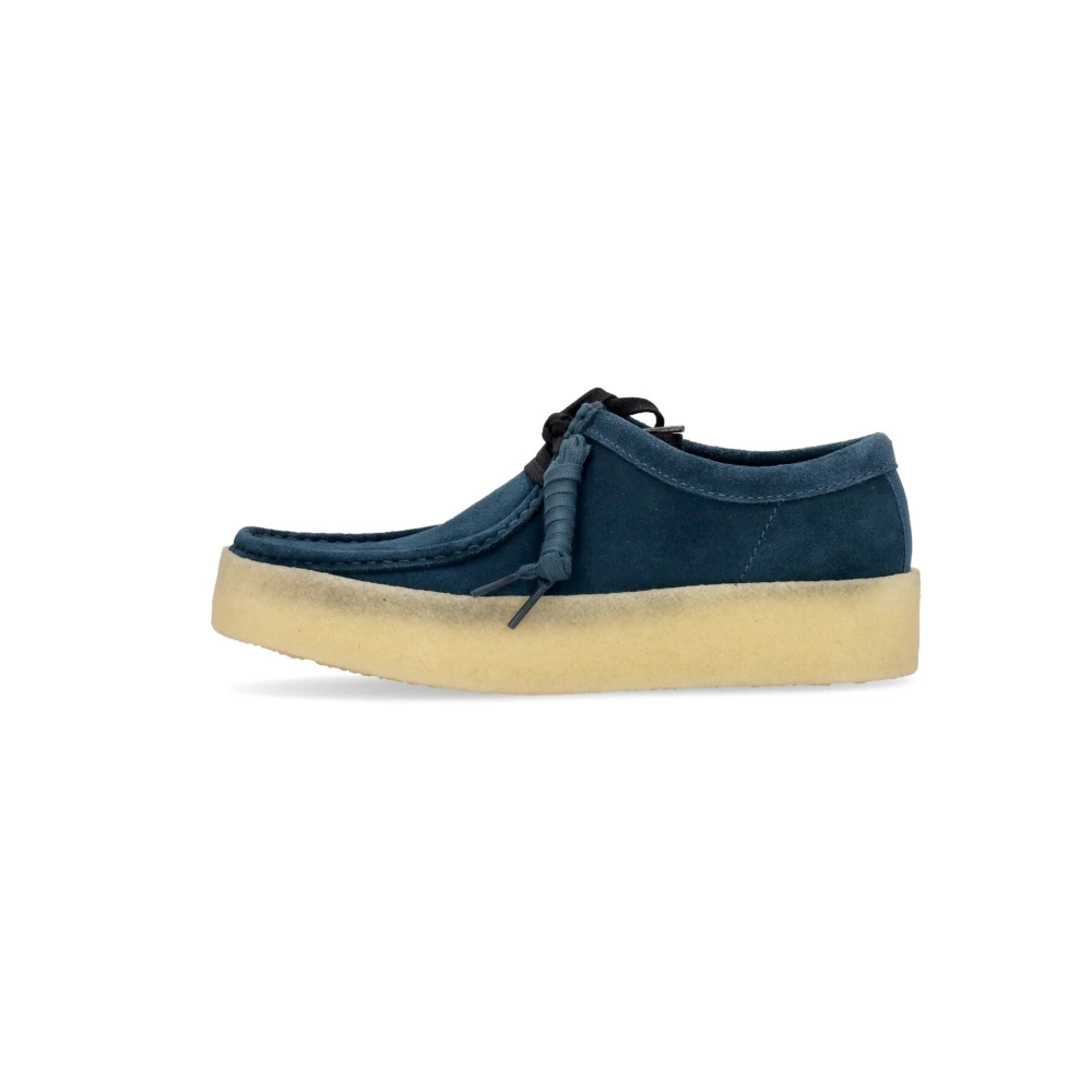 Clarks Men's Blue Laced Shoes,, Deep Moccasin Lifestyle Shoe Size 8