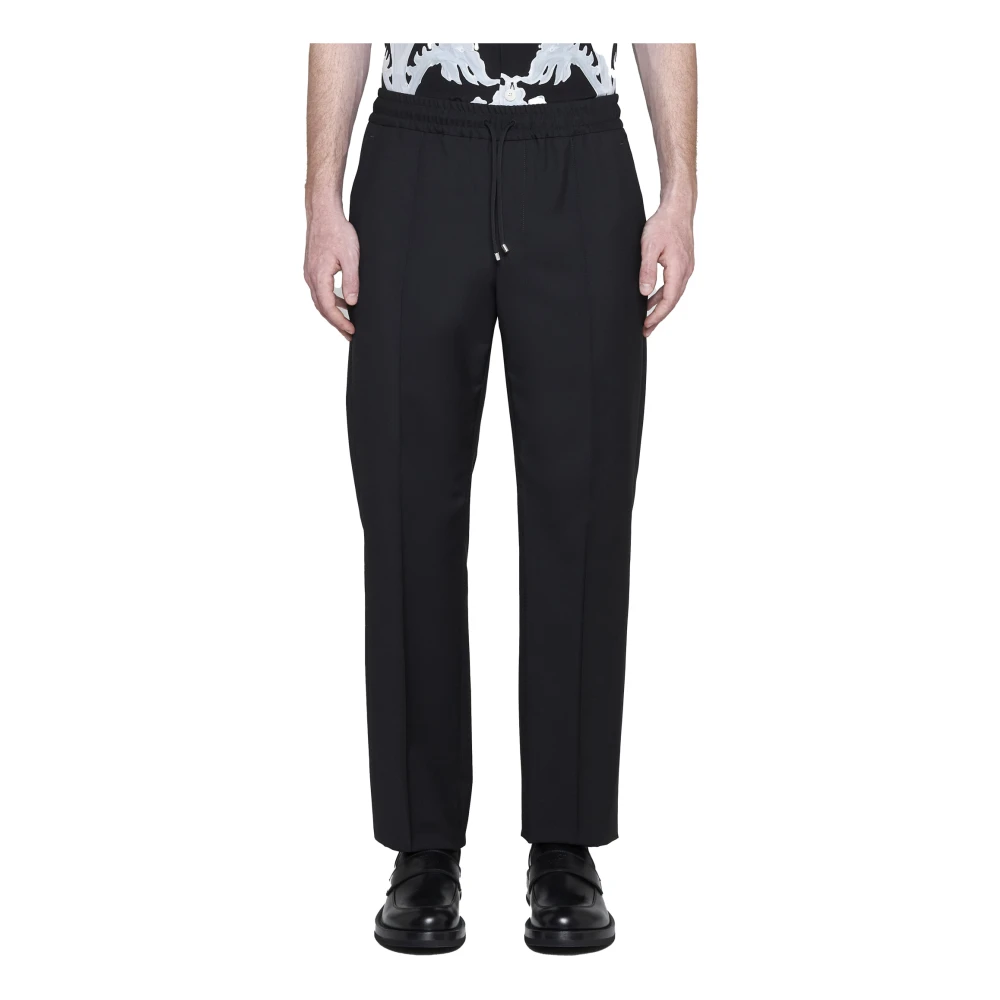Valentino Zwarte Broek Elegante Stijl Black Heren