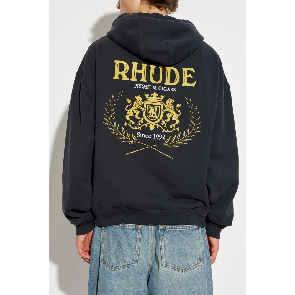 Rhude Hoodie Blue Heren