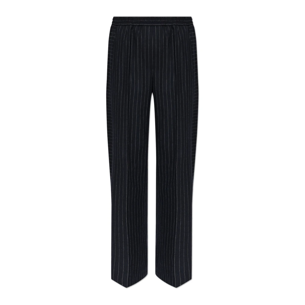 PS By Paul Smith Gestreepte broek Blue Dames