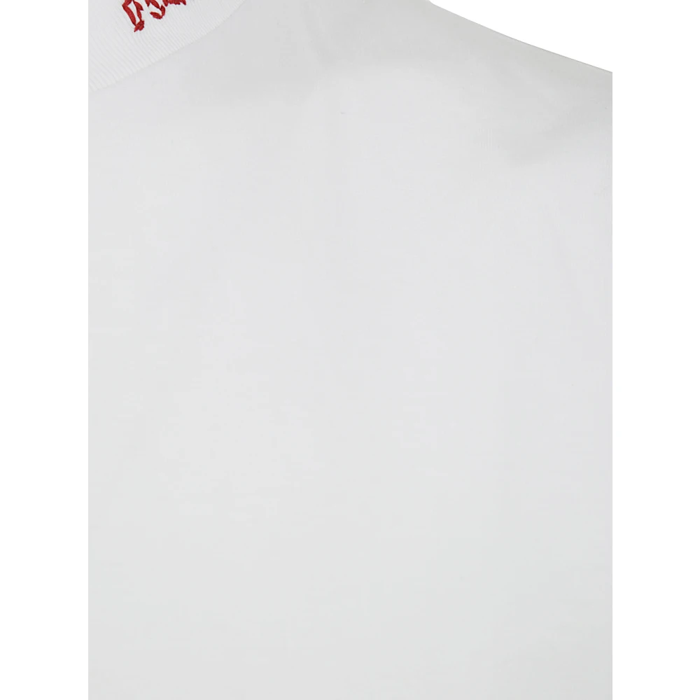 Dsquared2 Witte Katoenen T-Shirt White Heren