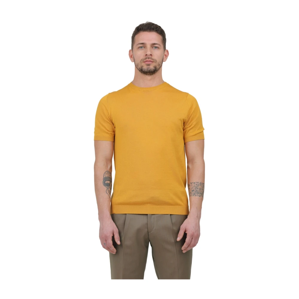 Irish Crone T-Shirts Yellow Heren
