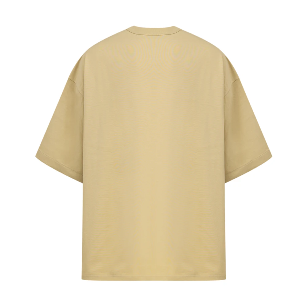 Bottega Veneta Oversized Katoenen Jersey T-shirt Beige Heren
