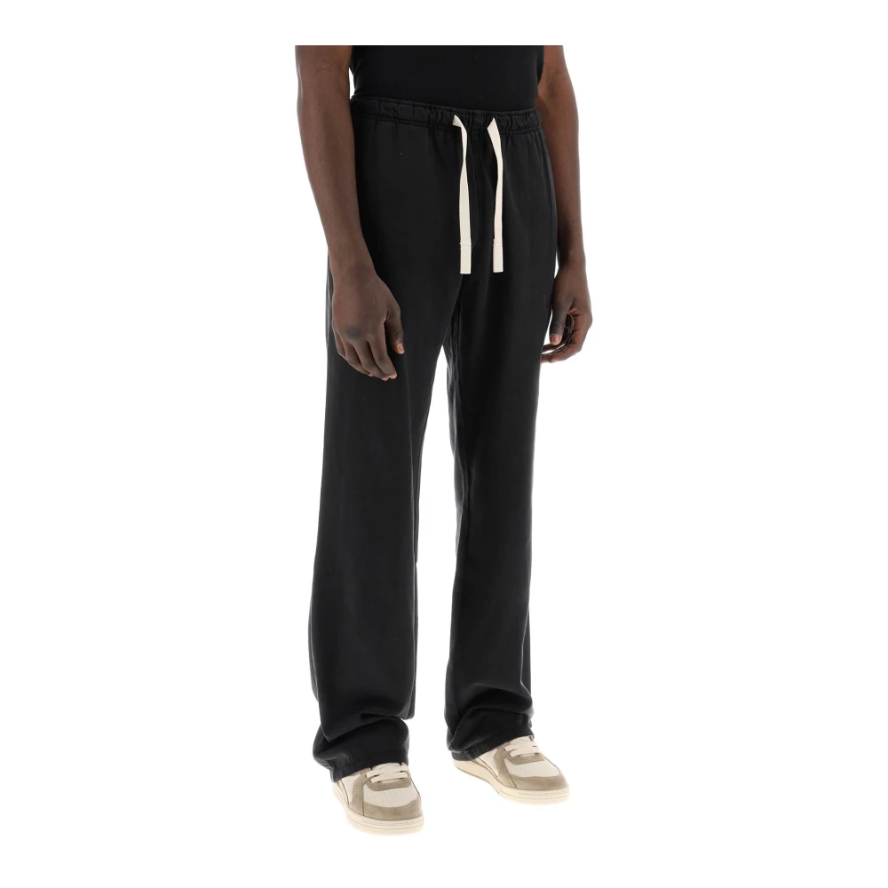 Palm Angels Straight Trousers Black Heren