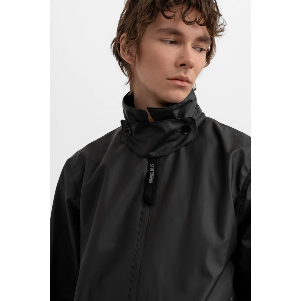 Stutterheim Lichtgewicht Waterdichte Parka Black Dames