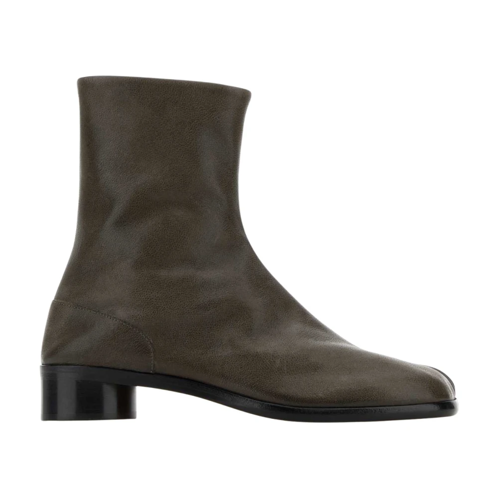 Maison Margiela Men's Green Ankle Boots, 9 Uk, Tabi Ankle Boots