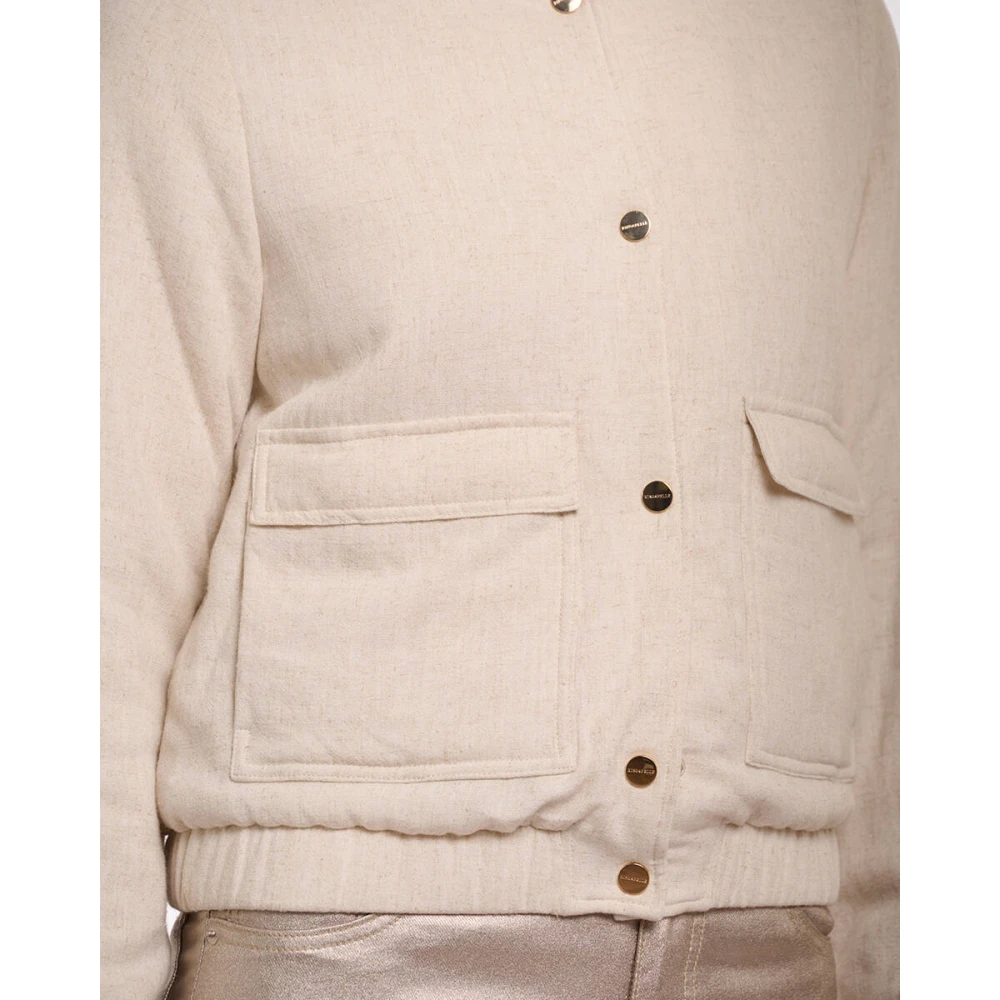 Rino&Pelle Gewatteerd kort jack Funfun Beige Dames