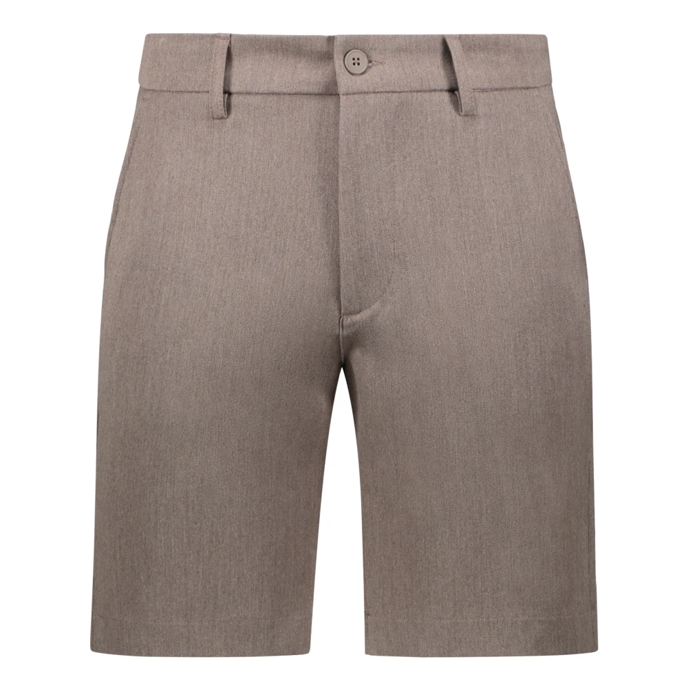 Les Deux Casual Bermuda Shorts met zakken Brown Heren