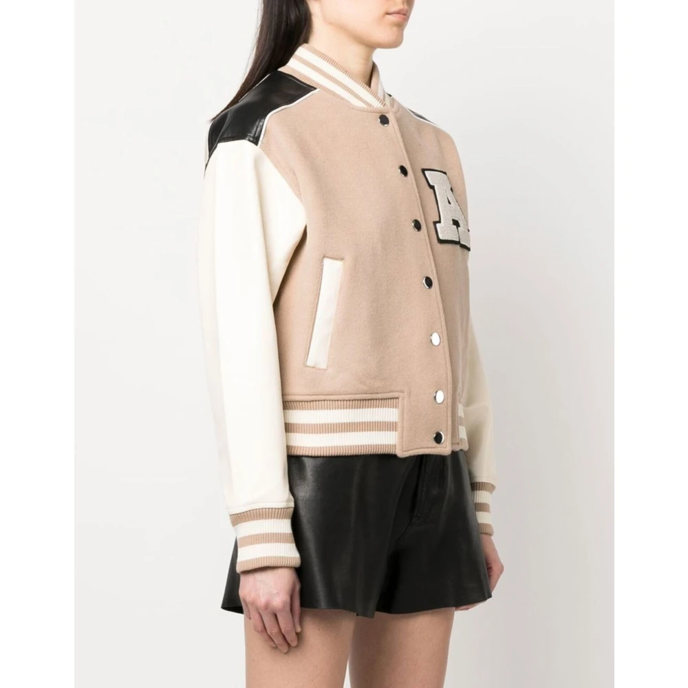 Axel Arigato Beige Ivy Varsity Jack Knoopsluiting Beige Dames