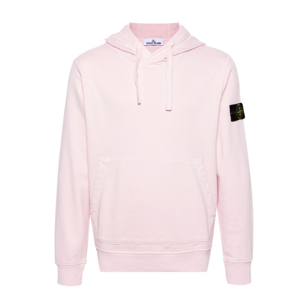 Stone island best sale hoodie roze